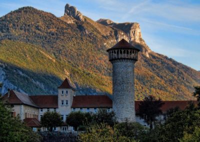 Le donjon des Seigneurs de Faverges, à visiter avec les Guides du Patrimoine Savoie Mont Blanc
