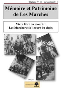 Bulletin Mémoire et Patrimoine de Les Marches avec les Guides du Patrimoine Savoie Mont Blanc