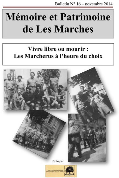 Bulletin Mémoire et Patrimoine de Les Marches avec les Guides du Patrimoine Savoie Mont Blanc