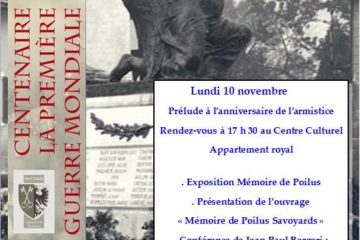 Conférence de Jean-Paul Bergeri le monument aux morts de Moutiers Guides PSMB