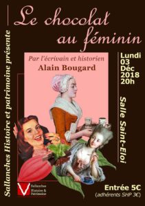 Exposition conférence Sallanches Chocolat Pissard nov 2018 Guides PSMB