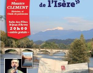 conférence Maurice Clément Guide du Patrimoine Savoie Mont Blanc sur l'endiguement de l'Isère 2018