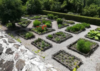 Abbaye d'Aulps avec Guides PSMB jardin des simples