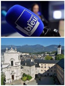 France Bleu Laurent Pascal et les Guides du Patrimoine Savoie Mont Blanc à Chambéry