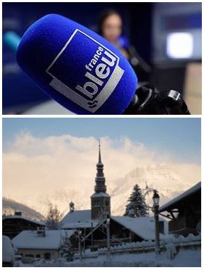 France Bleu Laurent Pascal et les Guides du Patrimoine Savoie Mont Blanc à Combloux