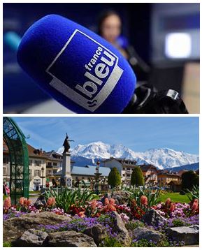 France Bleu Laurent Pascal et les Guides du Patrimoine Savoie Mont Blanc à Sallanches