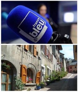 France Bleu Laurent Pascal et les Guides du Patrimoine Savoie Mont Blanc à Montmélian