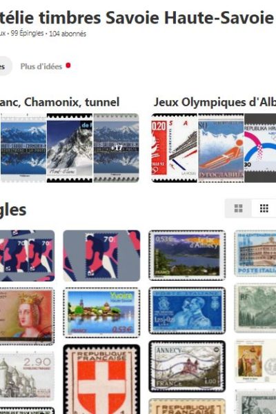 Timbres philatélie de Savoie sur Pinterest avec les Guides du Patrimoine Savoie Mont Blanc