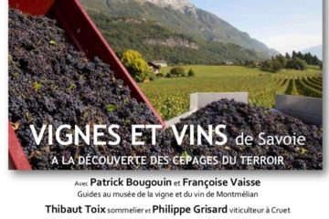 table ronde dégustation vin Guides du Patrimoine Savoie Mont Blanc 2019