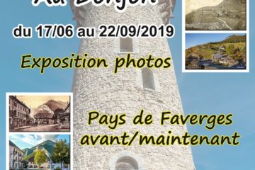 Donjon de Faverges exposition 2019 visites Guides du Patrimoine Savoie Mont Blanc