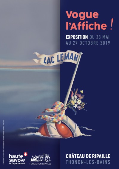 Exposition Vogue l'affiche au Chateau de Ripaille avec les Guides du Patrimoine Savoie Mont Blanc