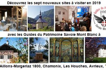 Nouveautés visites Guides du Patrimoine Savoie Mont Blanc 2019