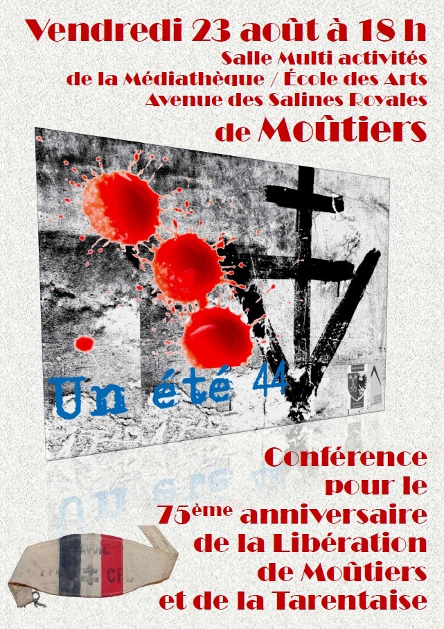 Moutiers 75 ans Libération conférence Guides du Patrimoine Savoie Mont Blanc